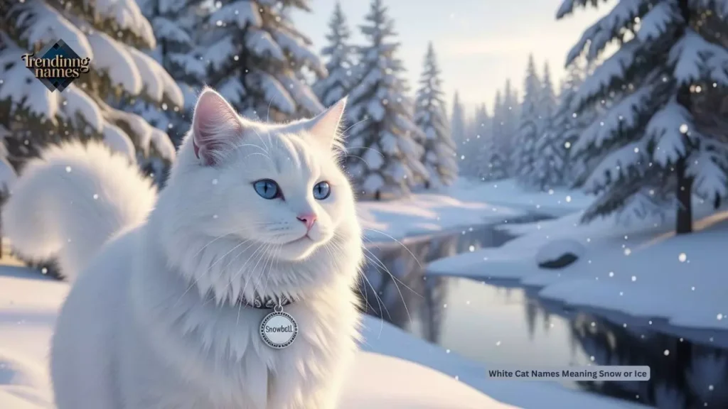 White Cat Names Meaning Snow or Ice