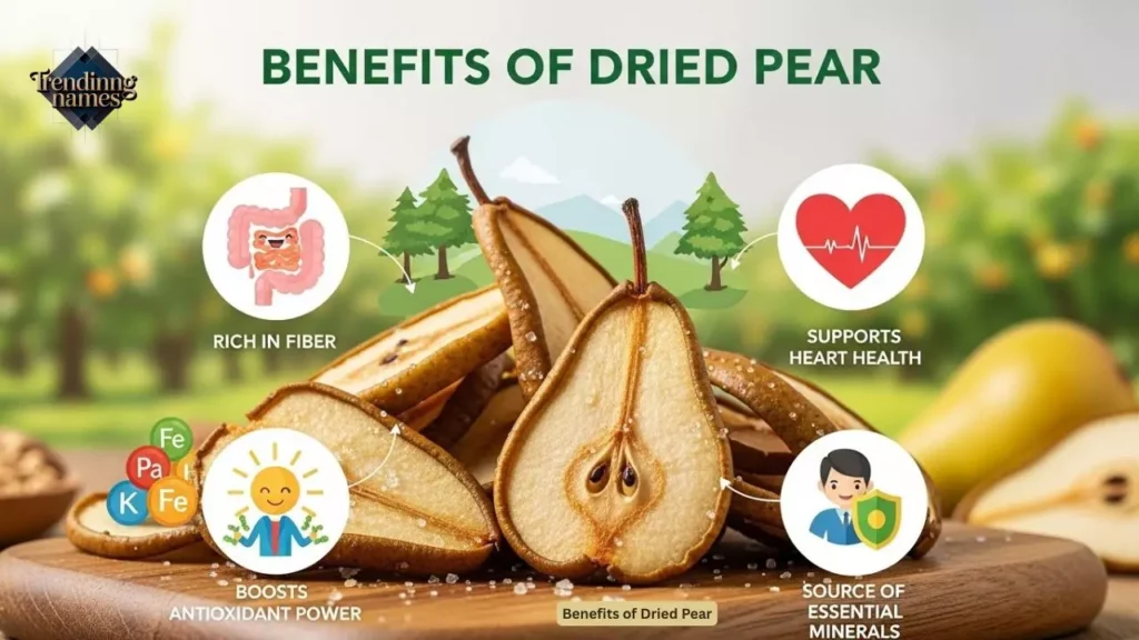 Benefits of Dried Pear