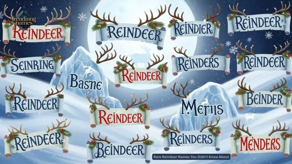 Rare Reindeer Names You Didn’t Know About