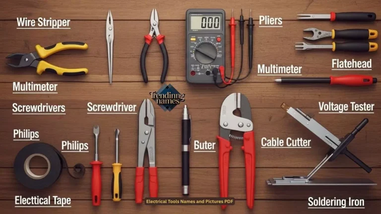 200+ Common Electrical Tools Names and Pictures PDF