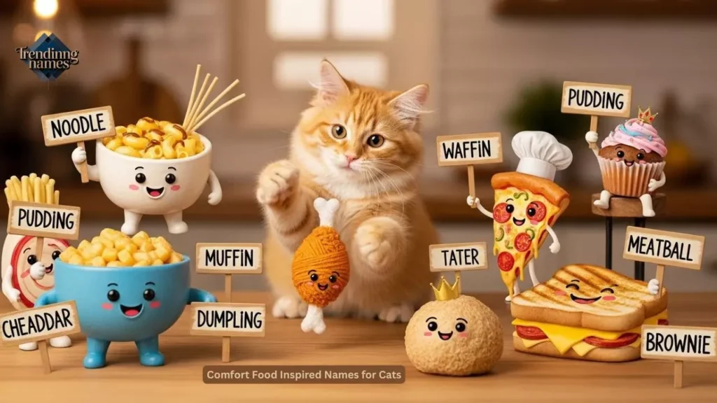Comfort Food Inspired Names for Cats