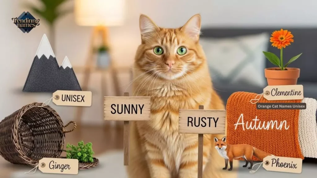 Orange Cat Names Unisex
