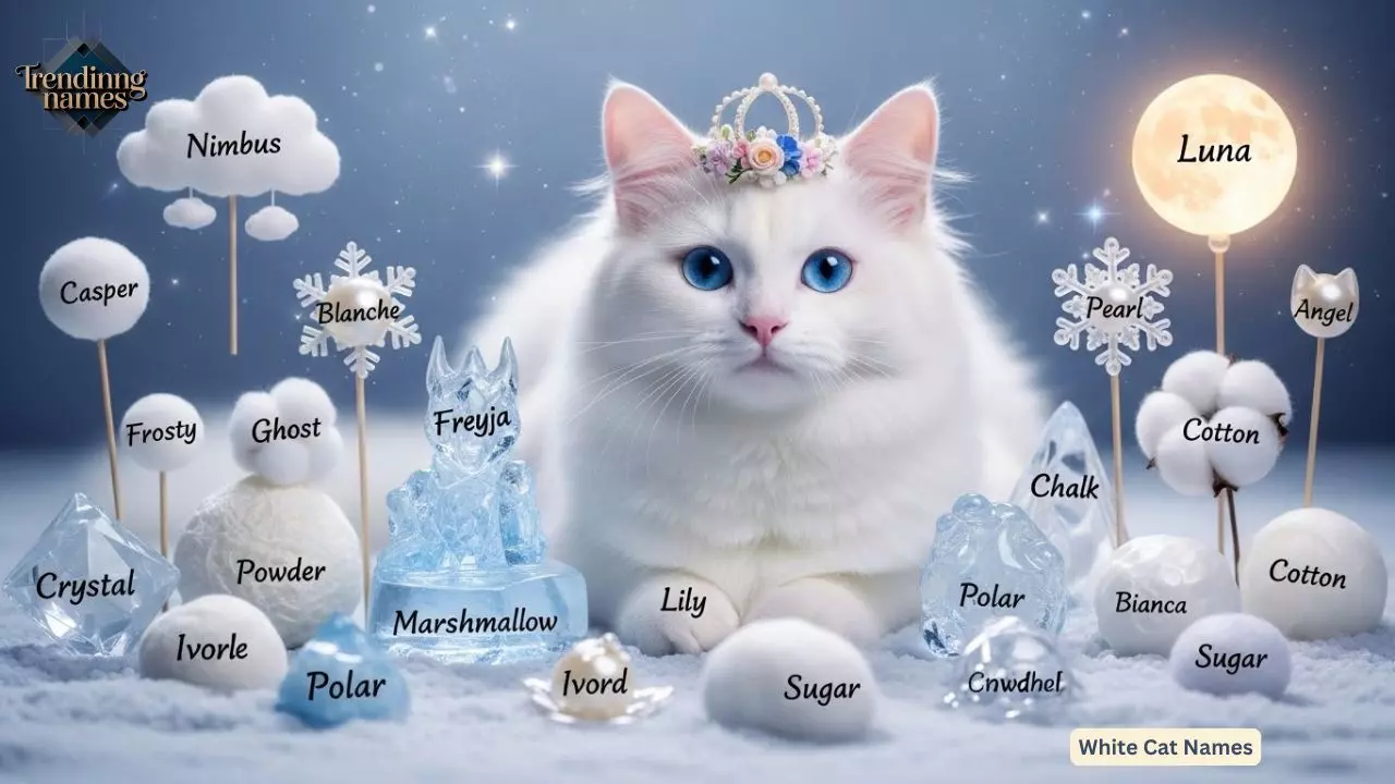 280+ White Cat Names: Classic, Cute, Cool & Unique Ideas