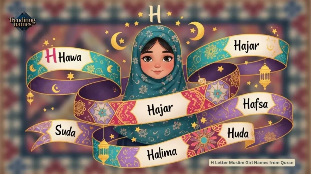 H Letter Muslim Girl Names from Quran