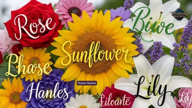 200+ Flower Names: Beautiful & Popular Flowers List