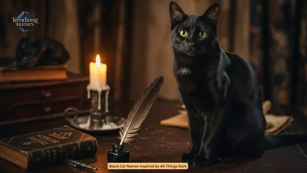 Black Cat Names Inspired by All Things Dark