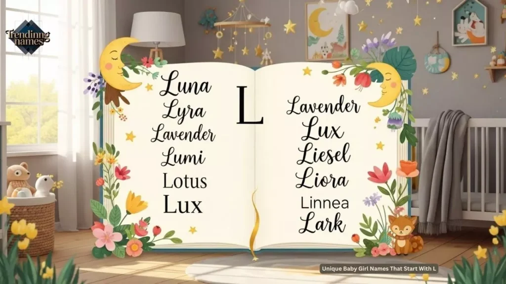 Unique Baby Girl Names That Start With L
