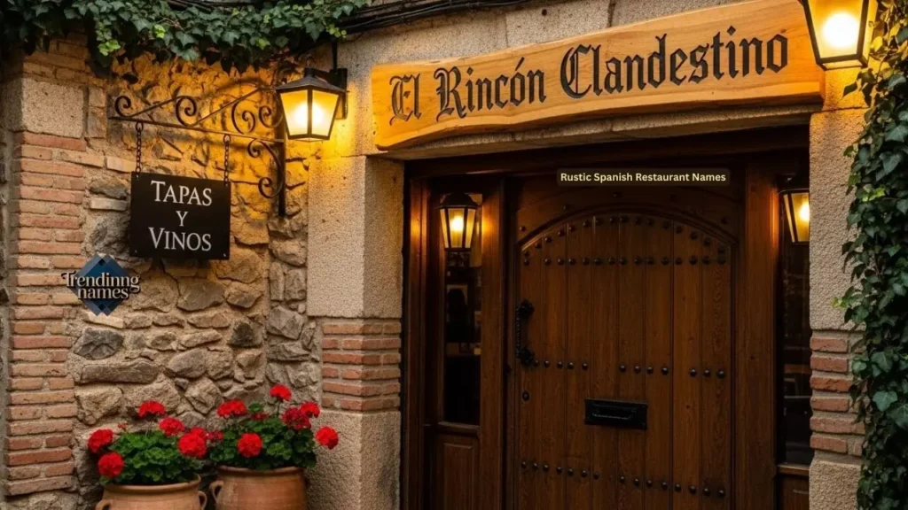 Rustic Spanish Restaurant Names