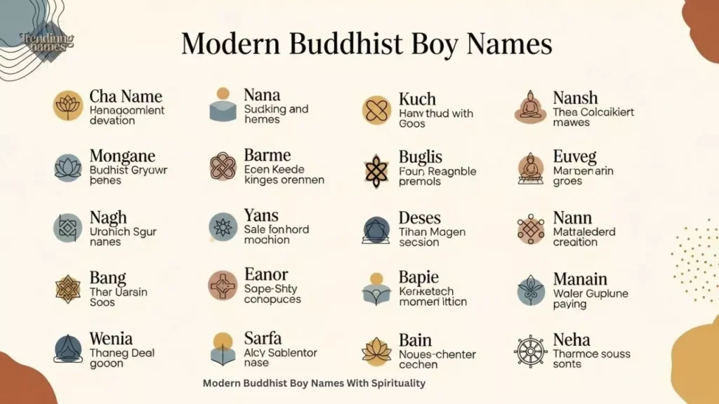 Modern Buddhist Boy Names With Spirituality