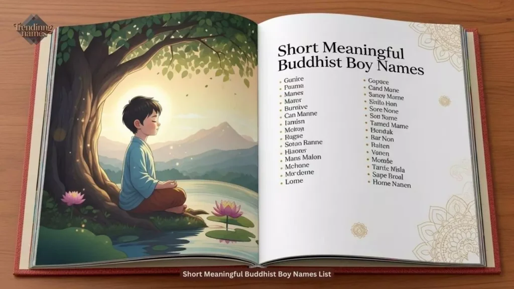 Short Meaningful Buddhist Boy Names List