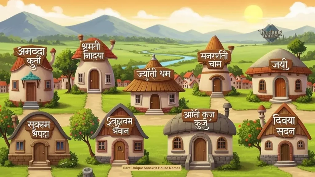Rare Unique Sanskrit House Names