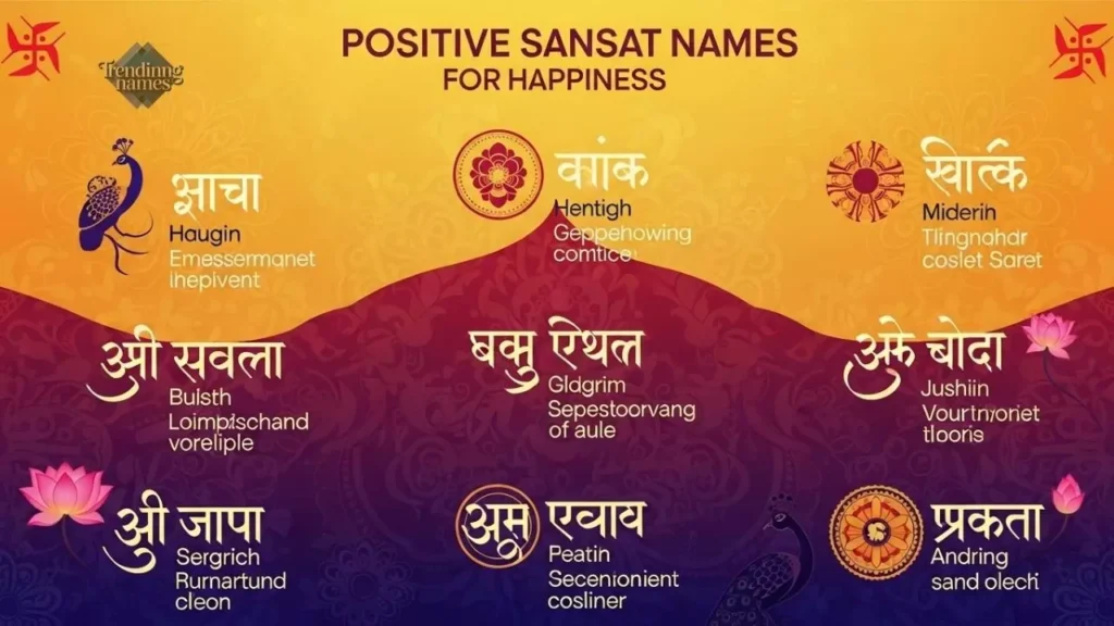 Positive Sanskrit Names for Happiness