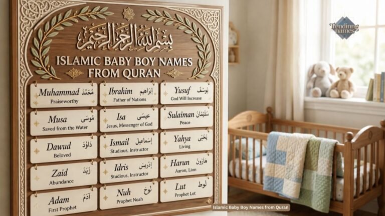 330+ Powerful Islamic Baby Boy Names from Quran (2026 Guide)