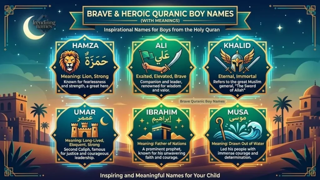 Brave Quranic Boy Names
