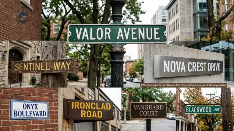 270+ Powerful Street Names That Sound Cool, Unique & Unforgettable
