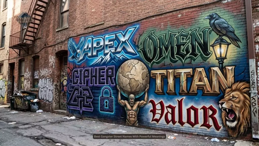 Best Gangster Street Names With Powerful Meanings