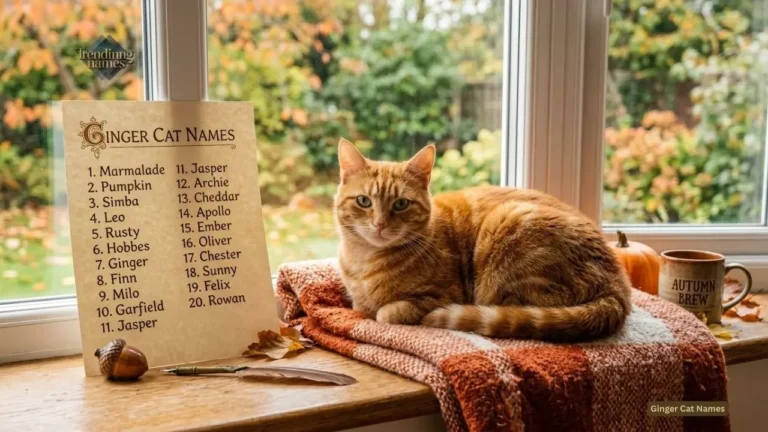 300+ Best Ginger Cat Names for Male & Female Cats That Everyone Will Love